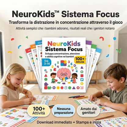 NeuroKids™ +100 attività per potenziare attenzione, concentrazione e apprendimento