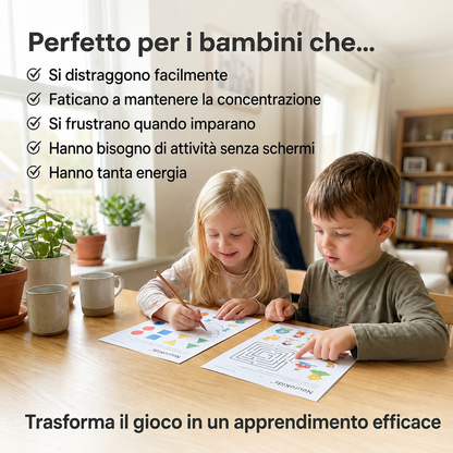 NeuroKids™ +100 attività per potenziare attenzione, concentrazione e apprendimento