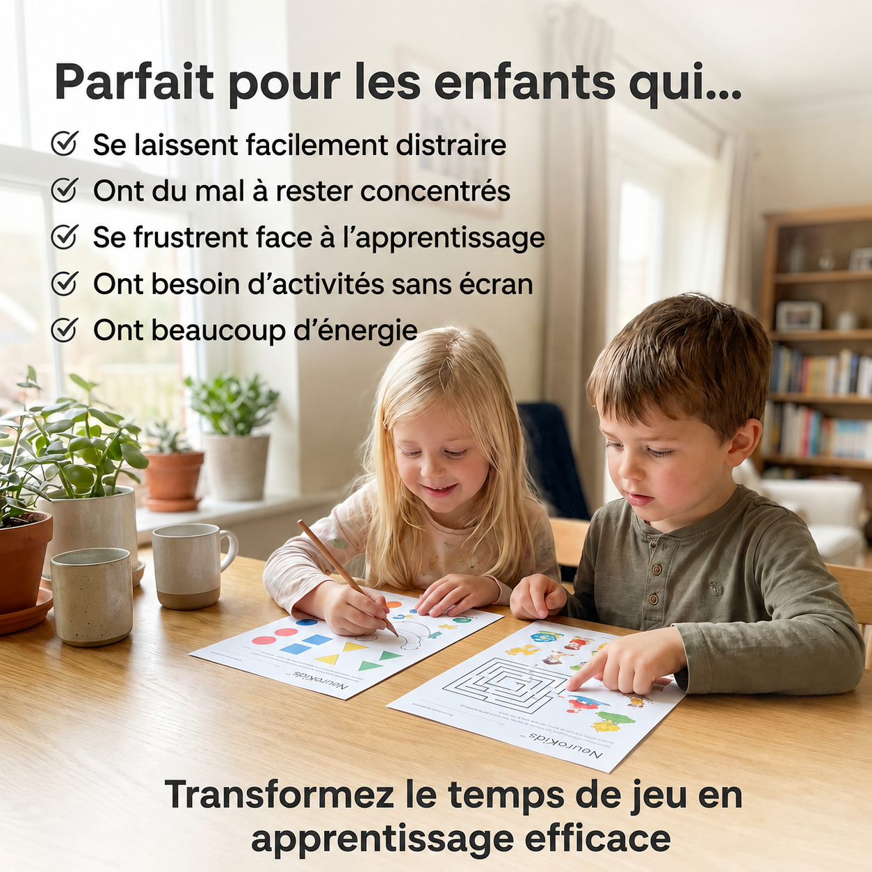 NeuroKids™ Système de Concentration: +100 Activités pour Développer l’Attention, la Concentration et l’Apprentissage