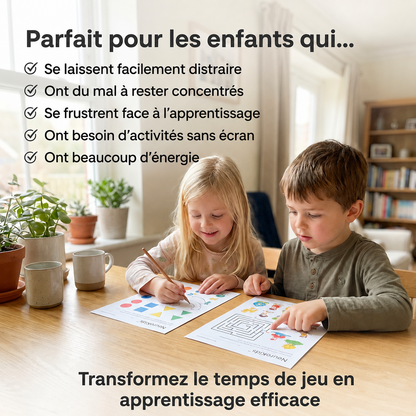NeuroKids™ Système de Concentration: +100 Activités pour Développer l’Attention, la Concentration et l’Apprentissage