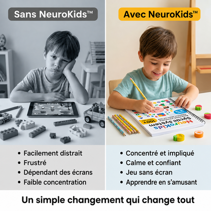 NeuroKids™ Système de Concentration: +100 Activités pour Développer l’Attention, la Concentration et l’Apprentissage