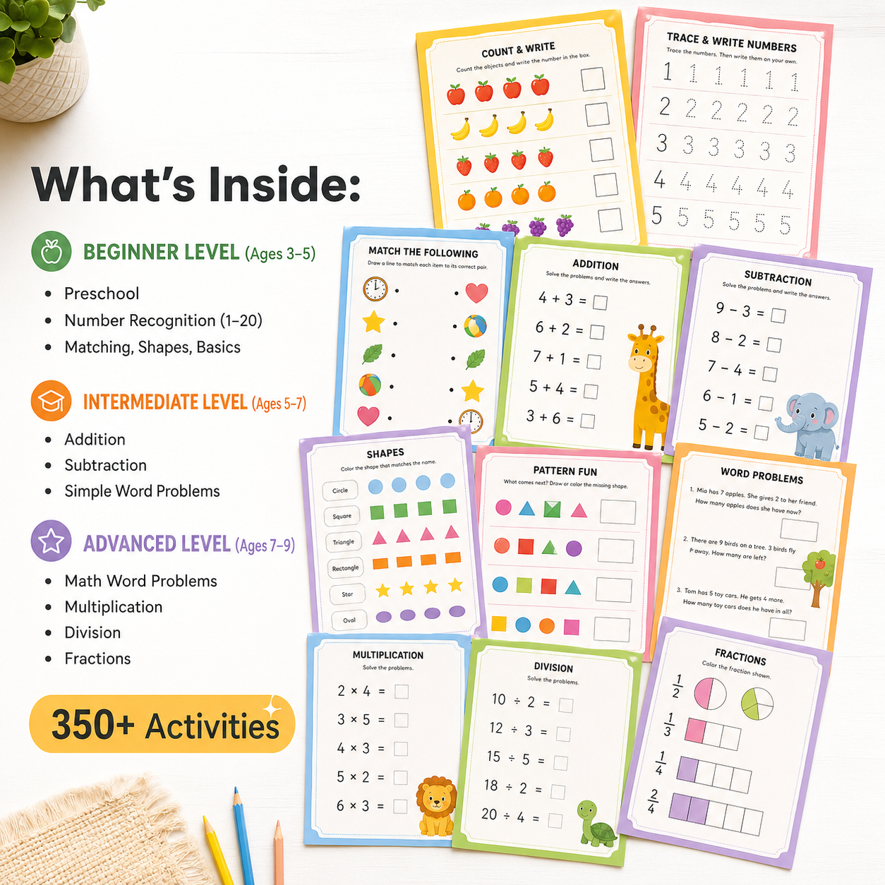 NeuroKids Math System™ 350+ Activities to Help Your Child Stop Struggling with Math
