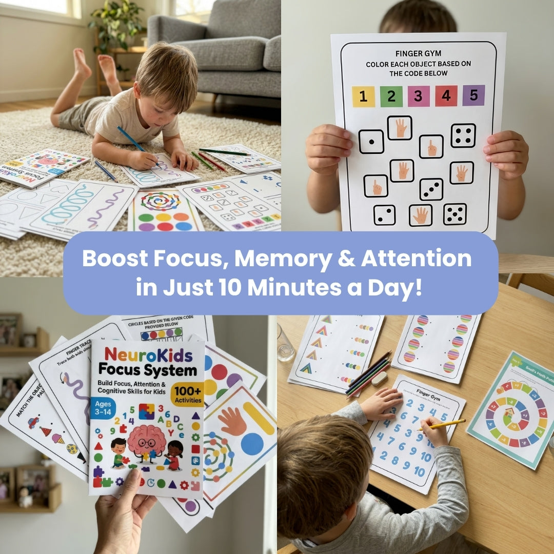 NeuroKids™ : plus de 100 activités pour stimuler l’attention, la concentration et l’apprentissage