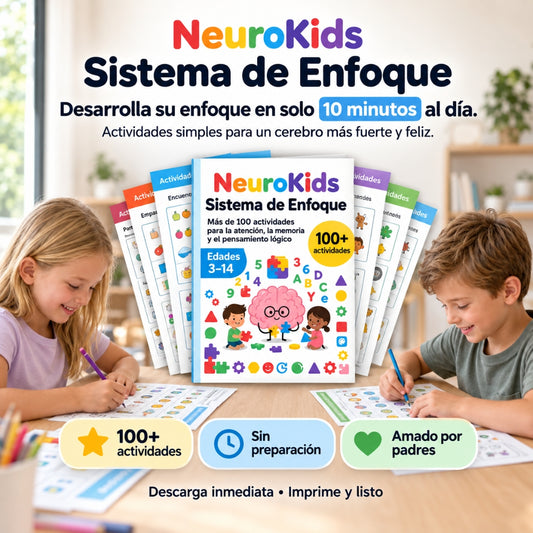 NeuroKids™ : plus de 100 activités pour stimuler l’attention, la concentration et l’apprentissage