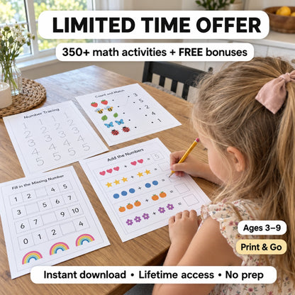 NeuroKids Math System™ 350+ Activities to Help Your Child Stop Struggling with Math