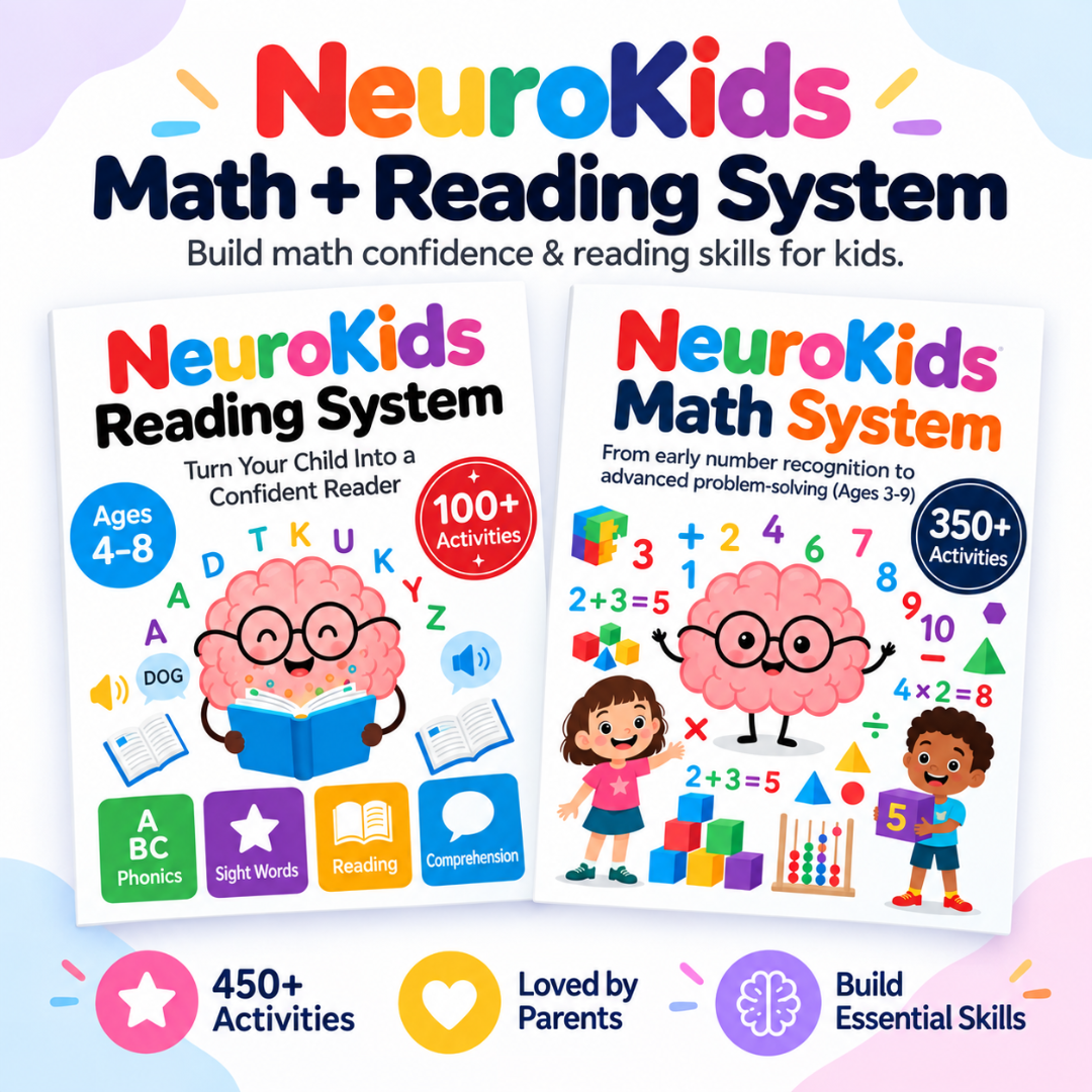 NeuroKids Math System™ 350+ Activities to Help Your Child Stop Struggling with Math