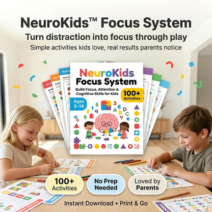 NeuroKids™ +100 Activities to Boost Attention, Focus, and Learning