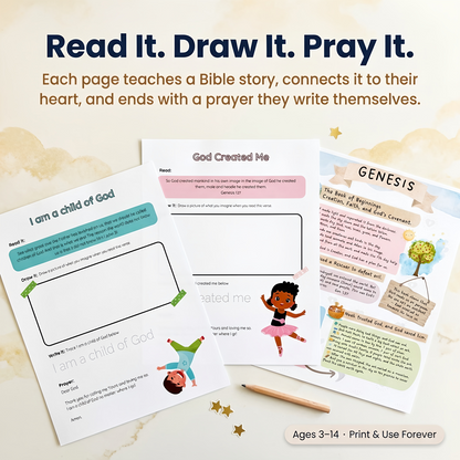 NeuroKids Bible & Prayer Journal™ 10 Minutes a Day to Build Faith, Calm & Confidence