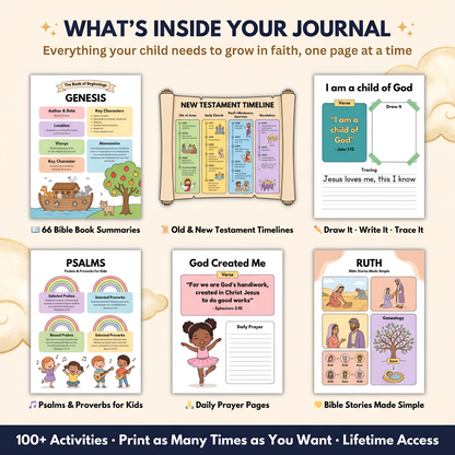 NeuroKids Bible & Prayer Journal™ 10 Minutes a Day to Build Faith, Calm & Confidence