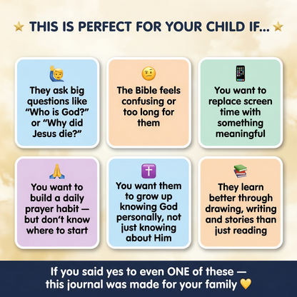 NeuroKids Bible & Prayer Journal™ 10 Minutes a Day to Build Faith, Calm & Confidence