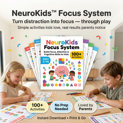 NeuroKids™ +100 Activities to Boost Attention, Focus, and Learning